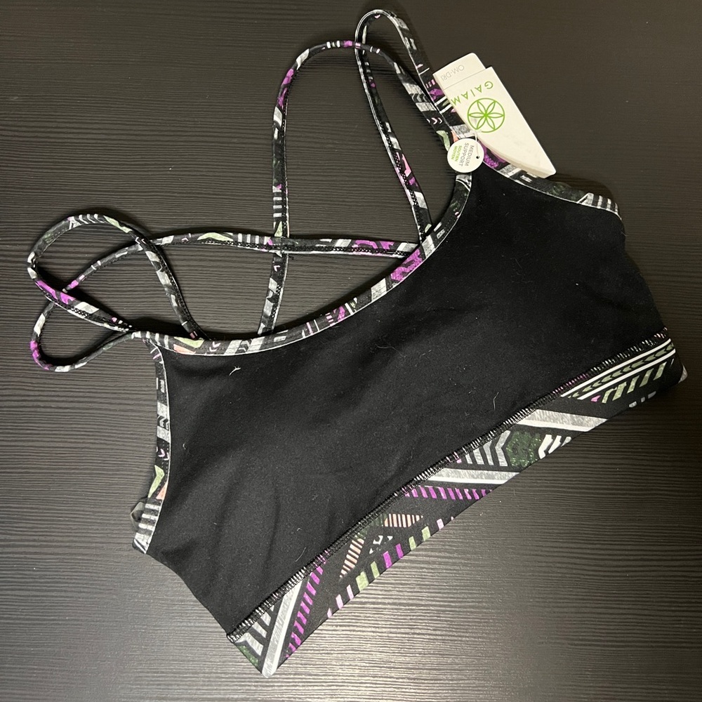 GAIAM Maya Strappy Mesh bra (Claire Print)​